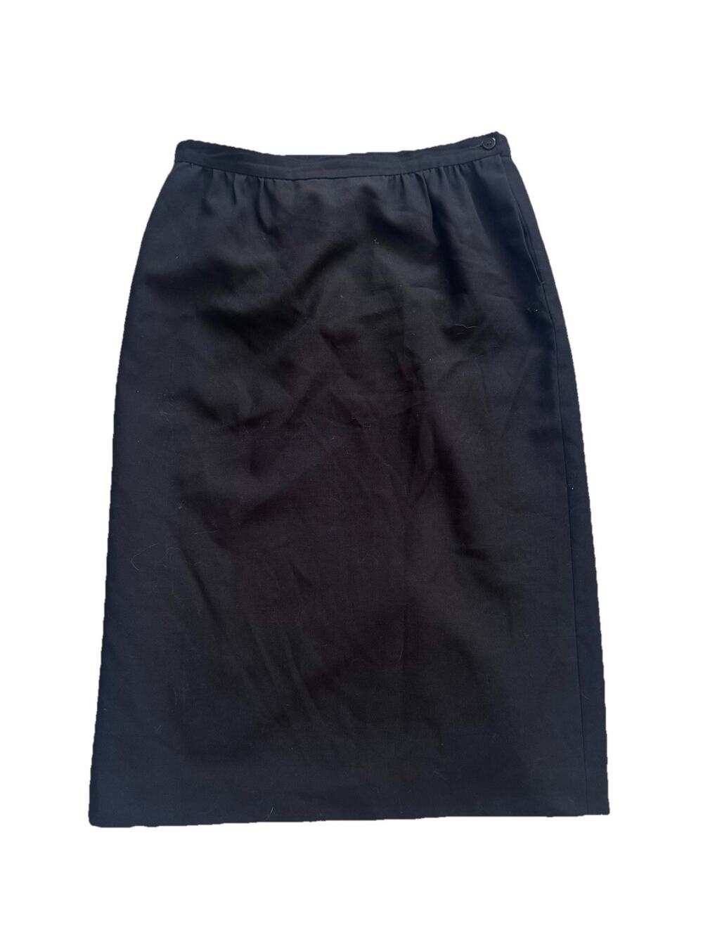 Pendleton Sophisticates Womens Black Classic Skirt Sz 12 Classic VTG